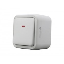 Interrupteur va et vient lumineux trail gris LEXMAN