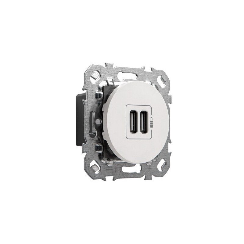 Prise chargeur 2 usbà assembler Lumia LEXMAN blanc