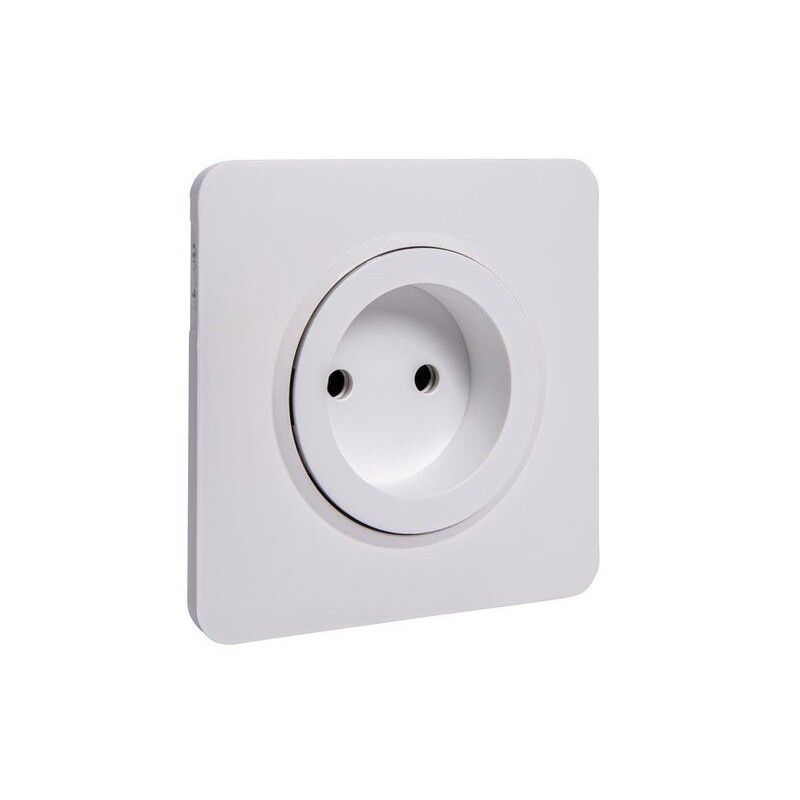 Prise sans terre complet Lumia LEXMAN blanc