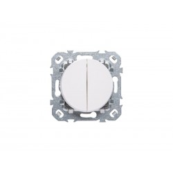 Double poussoir à assembler LEXMAN Lumia blanc