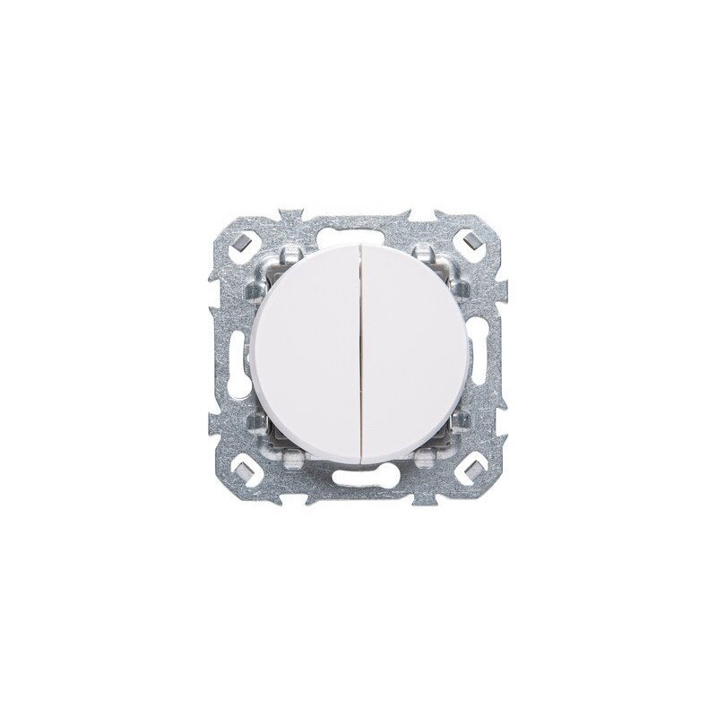 Double poussoir à assembler LEXMAN Lumia blanc