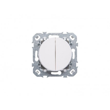 Double poussoir à assembler LEXMAN Lumia blanc