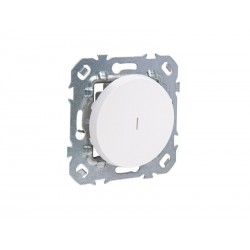 Interrupteur va-et-vient à voyant lumineux à assembler LEXMAN Lumia blanc