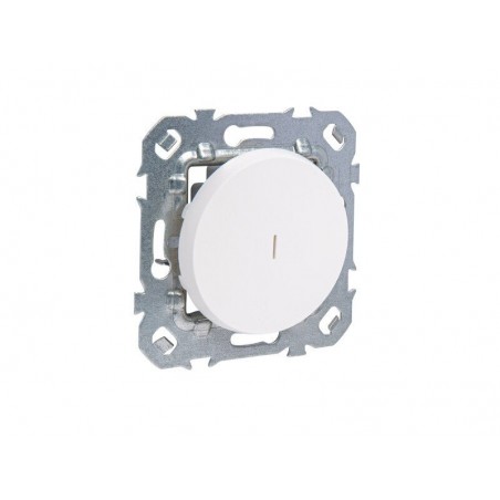 Interrupteur va-et-vient à voyant lumineux à assembler LEXMAN Lumia blanc