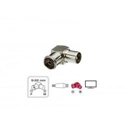 Raccord coaxial blindée 952mm mâle-femelle LEXMAN