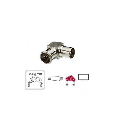 Raccord coaxial blindée 952mm mâle-femelle LEXMAN