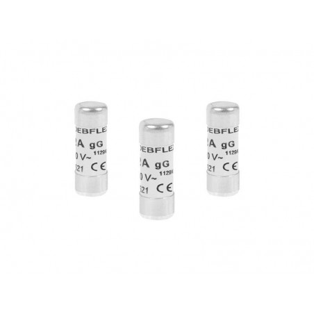 Lot de 3 Fusibles Céramique 2 A 8.5 X 23 Mm