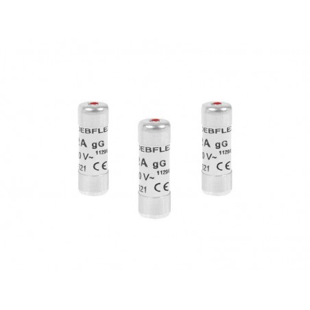 Lot de 3 Fusibles Céramique 6 A 8.5 X 23 Mm