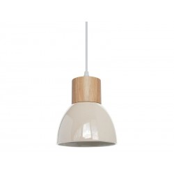 Suspension E14 Design Wilma Céramique Ecru 1 X 40 W Seynave