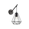 Applique métal noir Inspire Byron 1 Lumière(S)