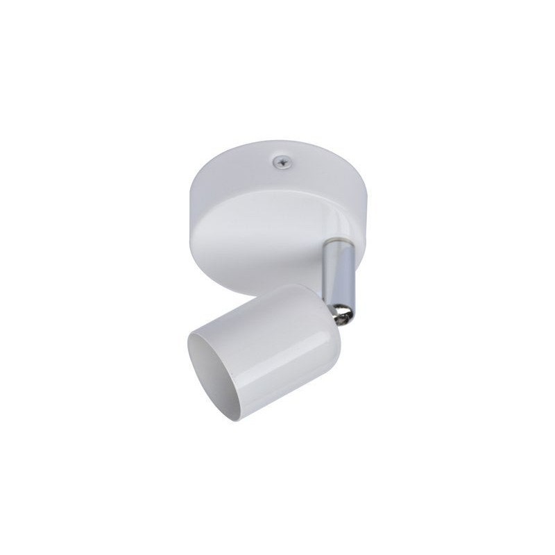 Spot patère Basic fer blanc GU10 max 40 W