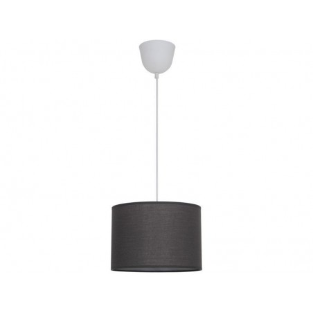 Suspension 1x e27 coton gris INSPIRE Sitia D.28.0 cm
