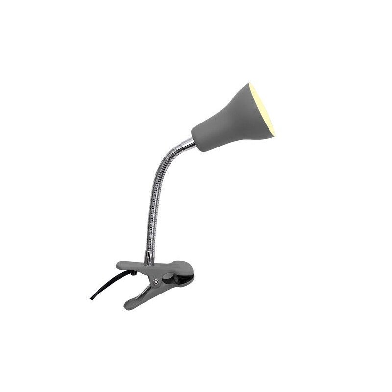 Lampe de bureau à pince Salta GU10 métal gris-argent INSPIRE