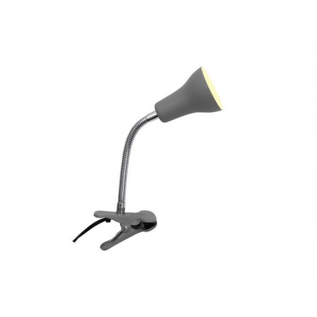 Lampe de bureau à pince Salta GU10 métal gris-argent INSPIRE