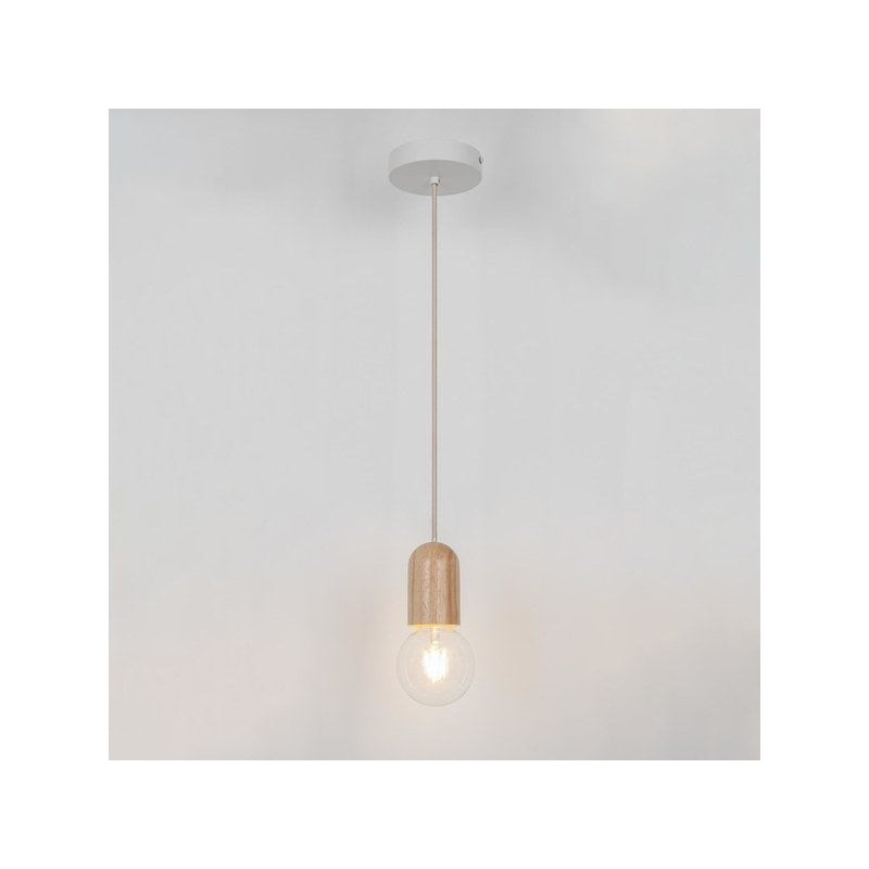 Monture E27 INSPIRE bois blanc