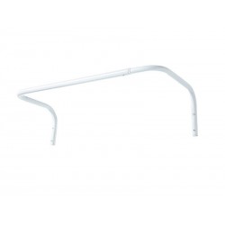 Portant mural primo blanc H.16 x P.26 cm