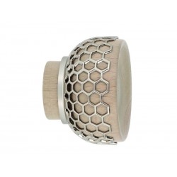 Embout pour barre à  rideau Coupelle Diam.28 mm bois beige Archi design