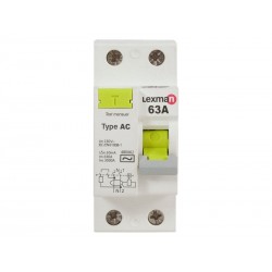 Interrupteur différentiel Lexman 30 Ma 63 A Ac