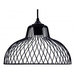 Suspension Industriel Métal Noir Boudet Simars 1 Lumière(S) D.30 Cm