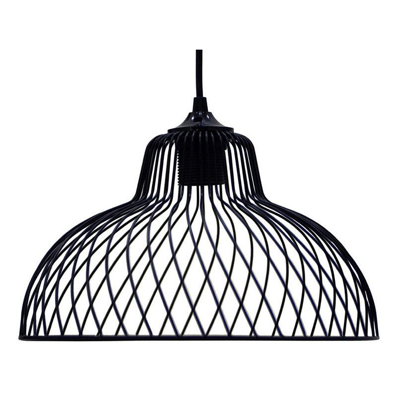 Suspension Industriel Métal Noir Boudet Simars 1 Lumière(S) D.30 Cm