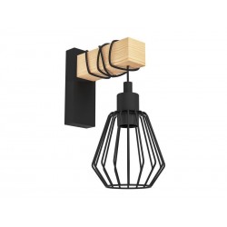 Applique E27 Tabodi métal noir INSPIRE