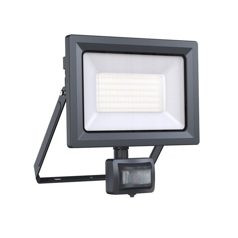 Pojecteur led YONKERS détection 50W 6750 lumens gris anthracite Inspire