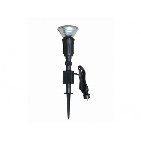 Spot à piquer E27 Greenwich exterieur max 80W noir INSPIRE