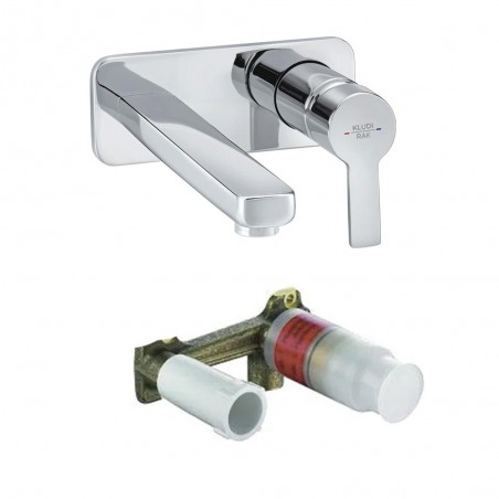 Mitigeur mono lavabo 2 trous à encastrer chromé | Sanifer