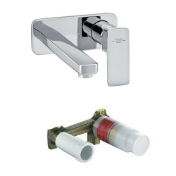 Profilé star mitigeur mono lavabo à encastrer 2 trous chromé | Sanifer