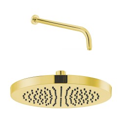 Bras de douche 400mm avec tête de douche 04080211+209 | Sanifer