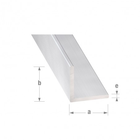 Cornière  30x30x1,5mm 1M alu anodisé. incolore uc5 | Sanifer