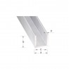Profilé U 23x10 2M alu anodisé | Sanifer