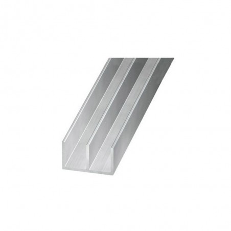 Profilé 16x10 Dble U 2M alu brut | Sanifer