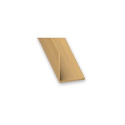 Cornière égale 20x20 PVC chêne 1M | Sanifer