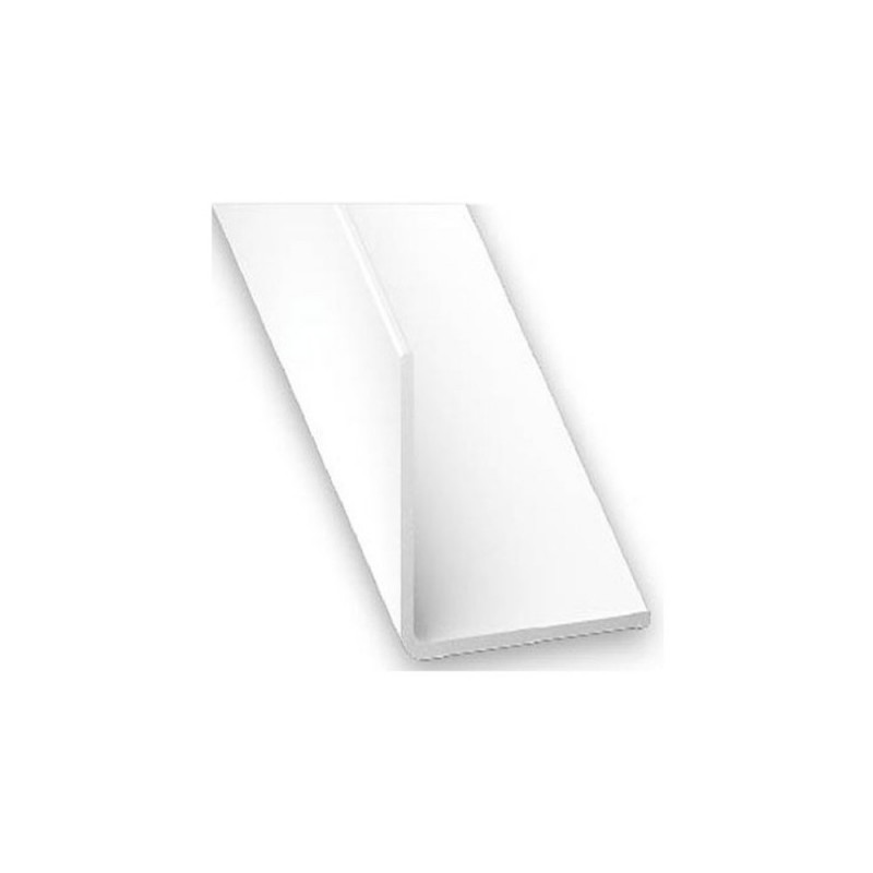 Cornière égale 20mm PVC blc 2M | Sanifer