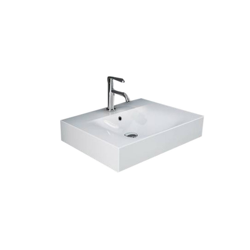 Lavabo suspendu 1 vasque RAK- DES BLANC  61cm | Sanifer