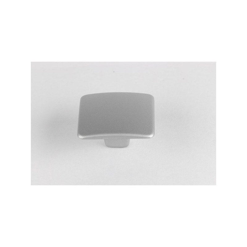 Bouton de meuble carré Argent Zamak H.20 X L.37 X P.37 Mm|Sanifer