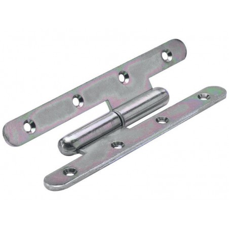 Paumelle Inox pour meuble Hettich, L.140 X L.55 Mm|Sanifer