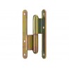 Paumelle acier pour meuble Hettich, L.110 X L.44 Mm|Sanifer