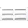 Grille d'aération aluminium laqué