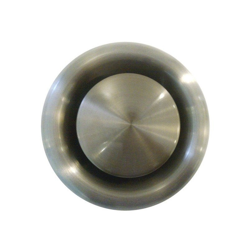 Bouche d'extraction acier inoxydable vernis Diam. 13.9 cm|Sanifer