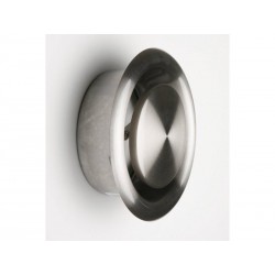 Bouche d'extraction acier inoxydable vernis Diam. 16.4 cm|Sanifer