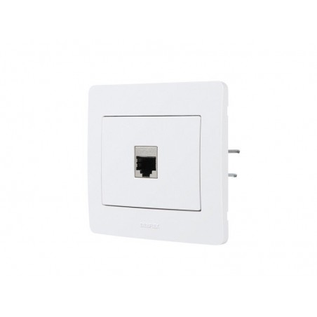 Prise Rj45 Diam2, Debflex, Blanc|Sanifer