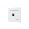 Prise Rj45 Diam2, Debflex, Blanc|Sanifer