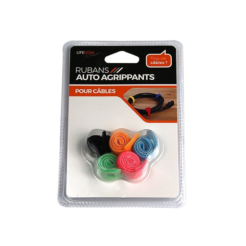 Lot de 5 attaches-cables adhésifs|Sanifer