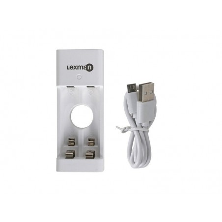 Chargeur de batterie de poche, LEXMAN, 1 ou 2 piles aa/aaa|Sanifer