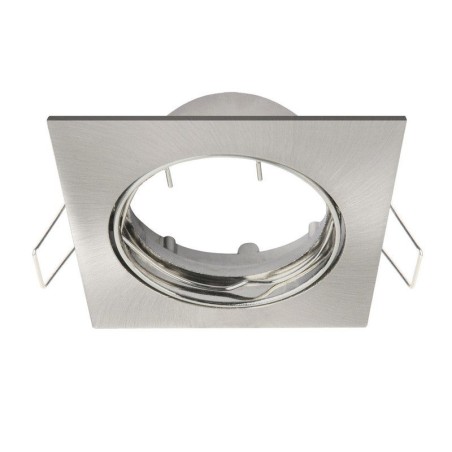 Anneau carré pour spot à encastrer clane Orientable sans ampoule Inspire Acier|Sanifer