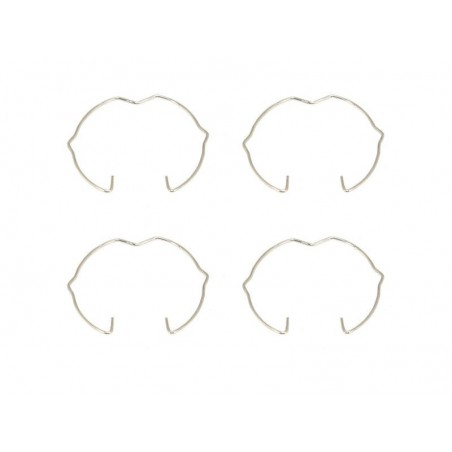 Lot de 4 ressorts anneau fixe INSPIRE acier|Sanifer
