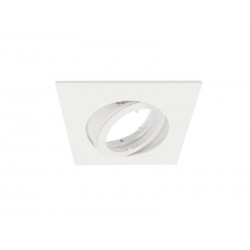 Anneau pour spot à  encastrer, Bama, carré, INSPIRE, alu or blanc|Sanifer