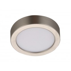 Spot led integree de 2700 a 4000K, IP44, rond, Diam. 9.3 cm, INSPIRE, acier|Sanifer